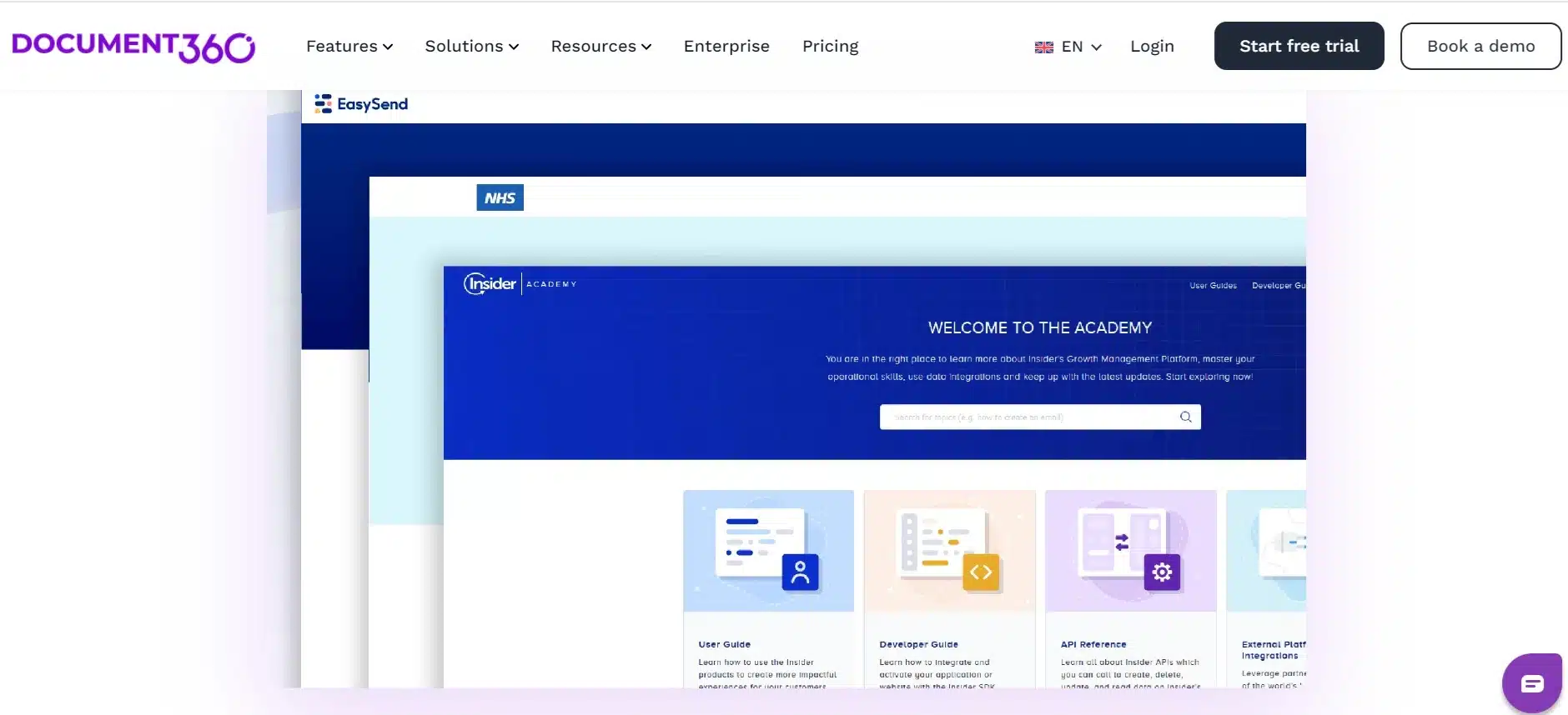Software Knowledge Base Terbaik - Document360