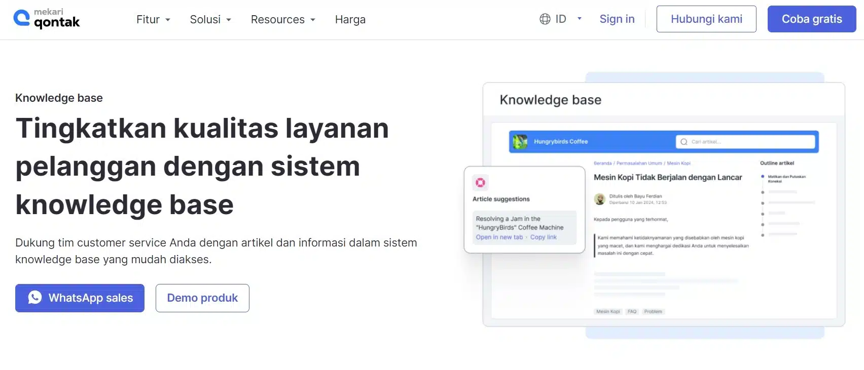 Software Knowledge Base Terbaik - Mekari Qontak
