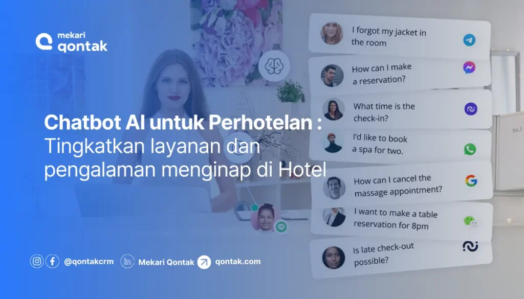 Chatbot AI untuk Perhotelan Tingkatkan layanan dan pengalaman menginap di Hotel