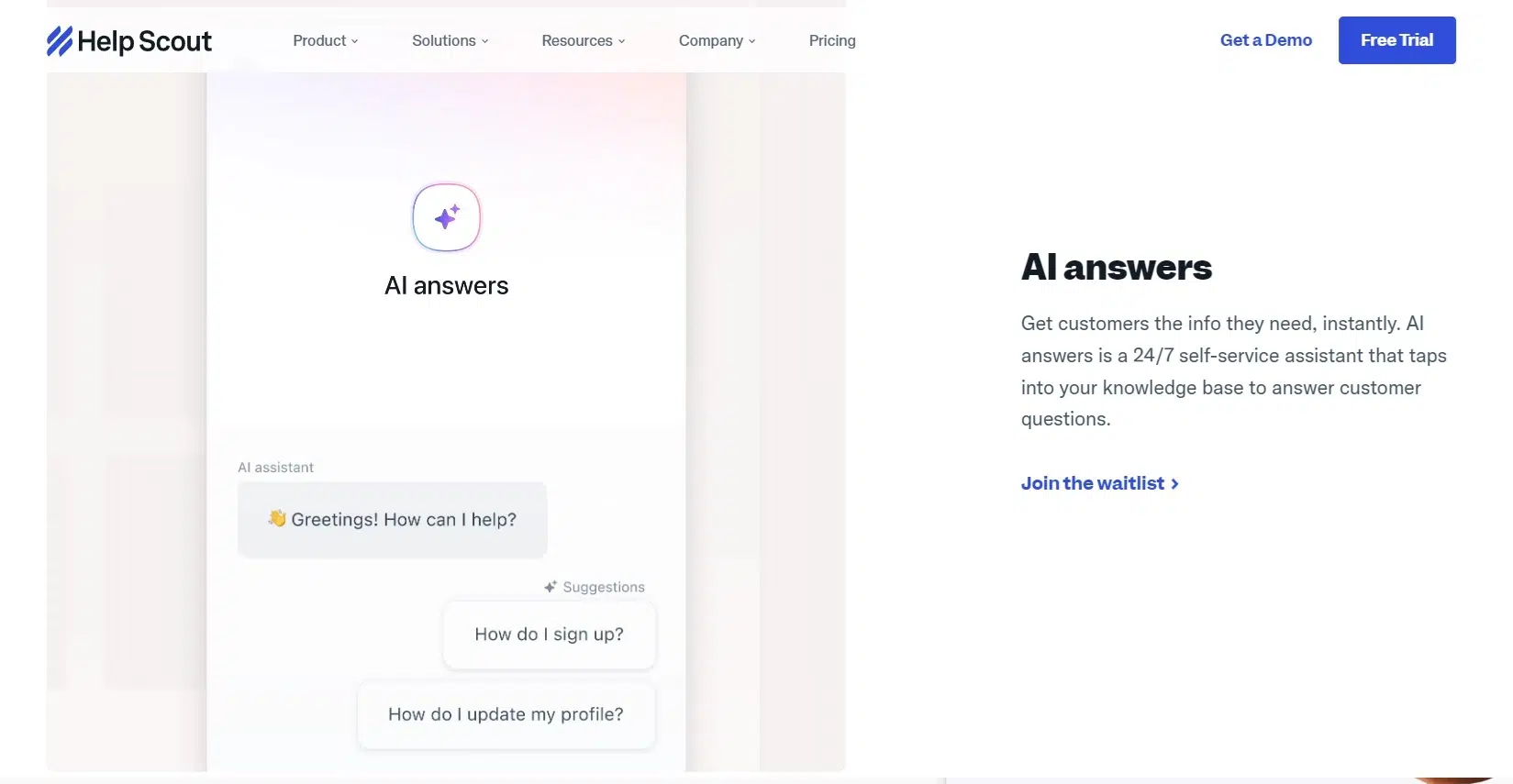 Landing Page Help Scout Software Chatbot Service Desk_Help Scout