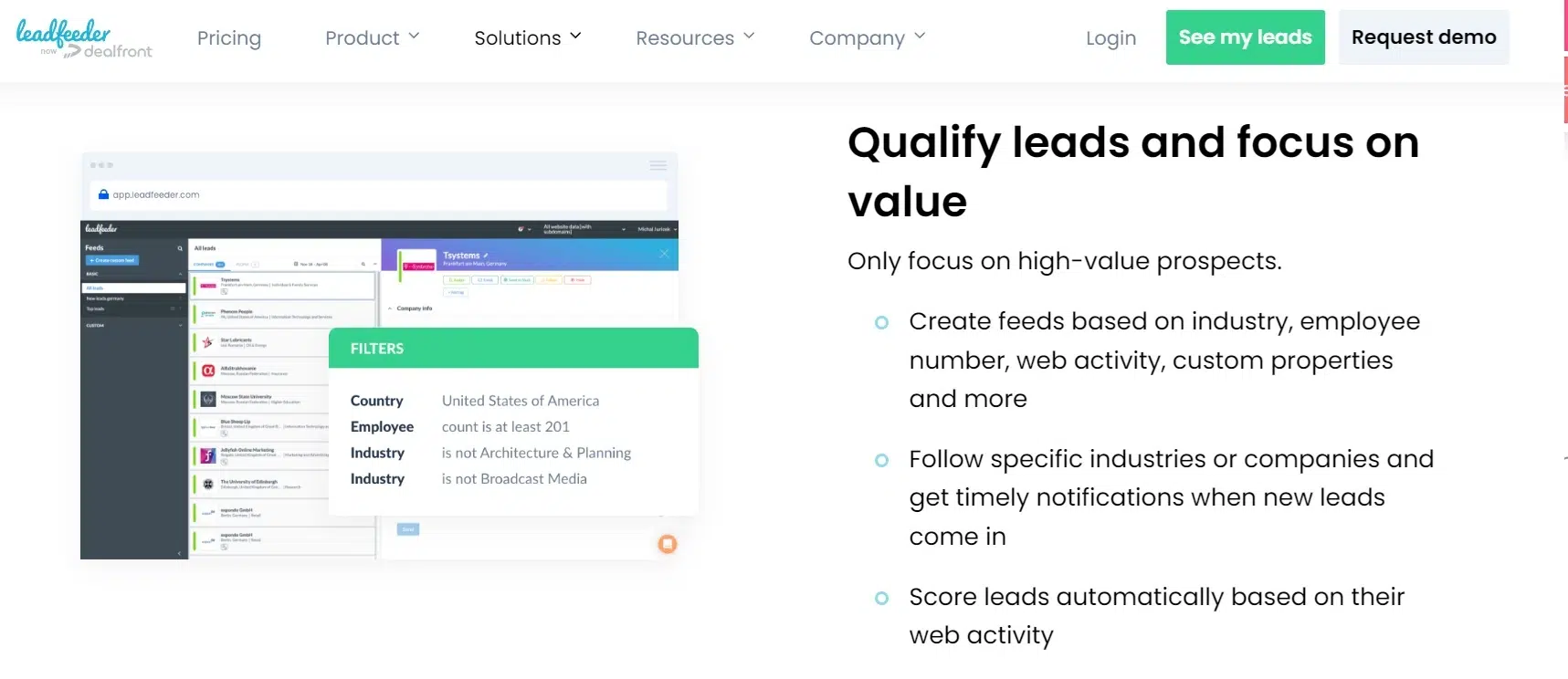 Software B2B Lead Generation_Leadfeeder