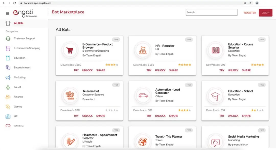 Engati Chatbot Facebook_Engati
