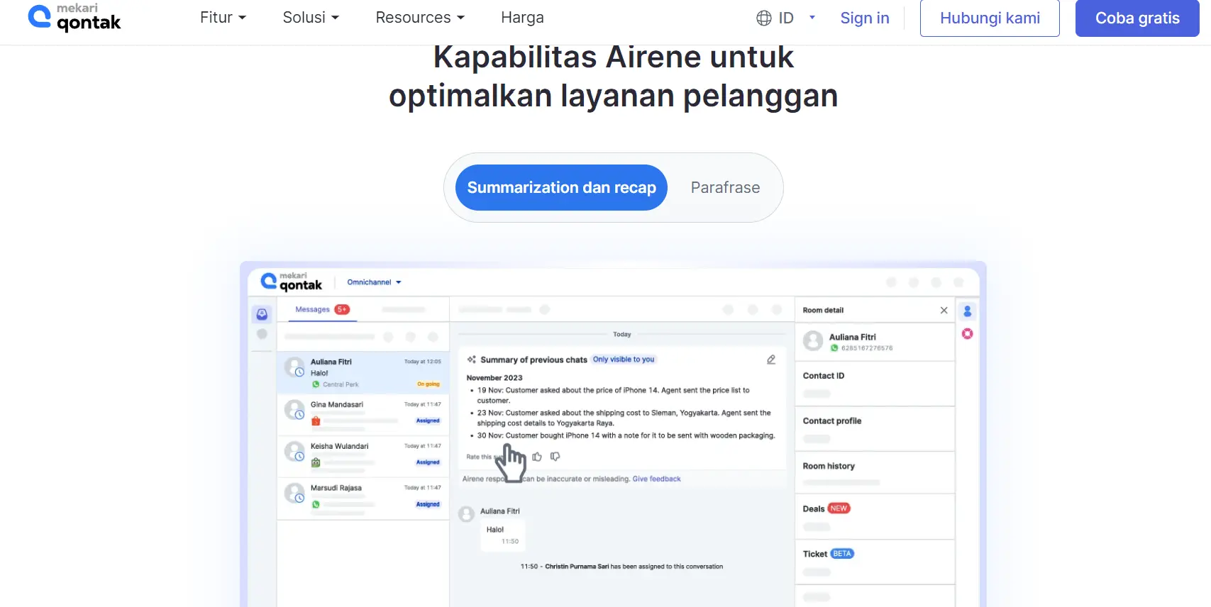 Rekomendasi Software AI Call Center Terbaik _ Mekari Qontak