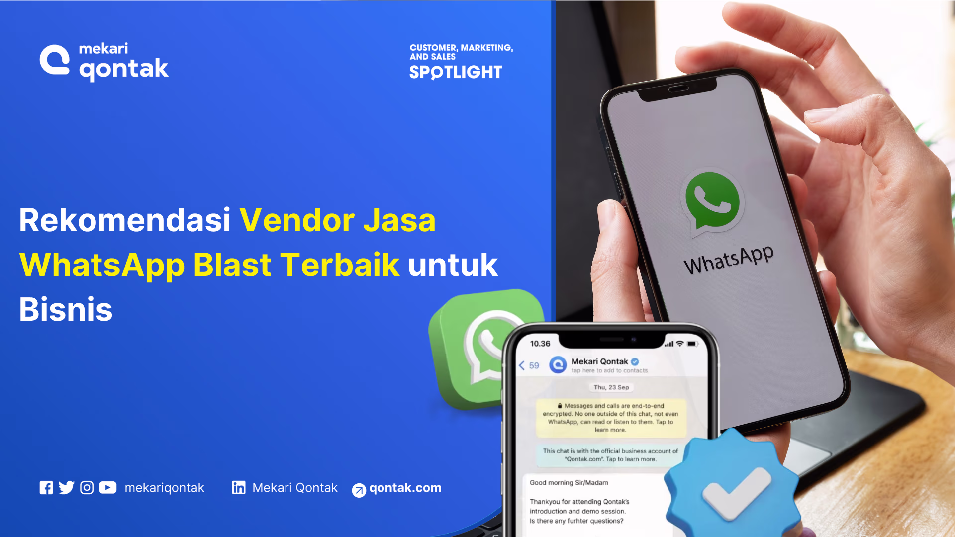 Ilustrasi Rekomendasi Vendor Jasa WhatsApp Blast Terbaik untuk Bisnis