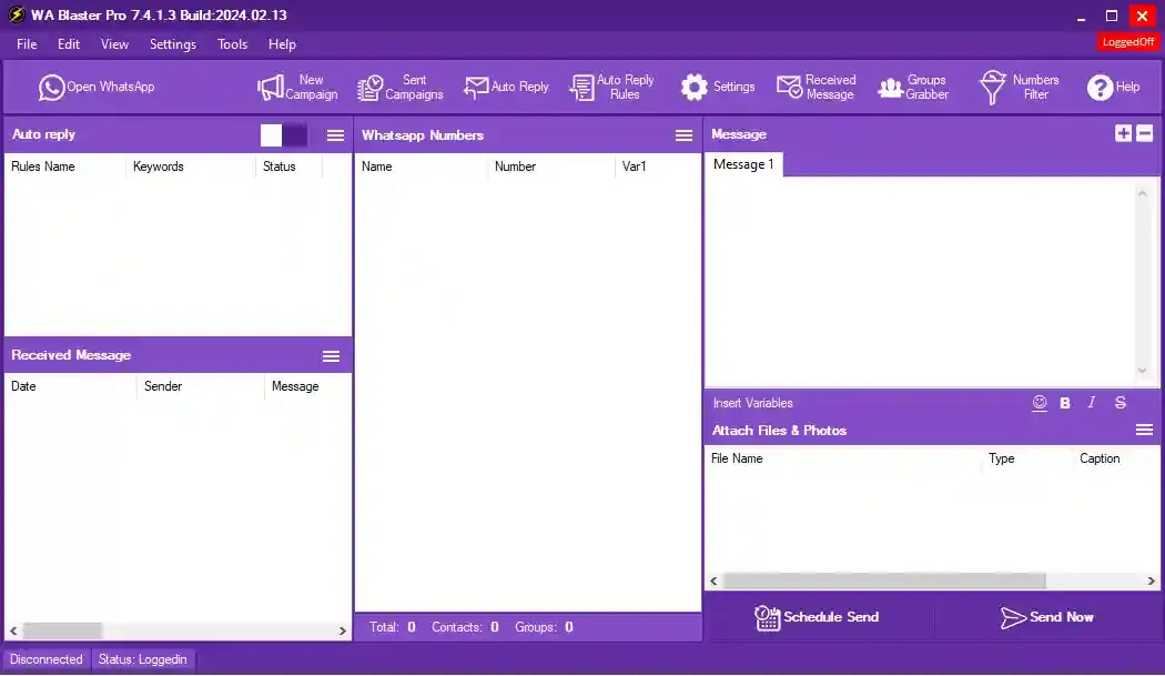 Tampilan Dashboard Aplikasi Bulk WhatsApp Sender Terbaik Wa Blast Pro Dashboard Aplikasi Bulk WhatsApp Sender Terbaik Wa Blast Pro