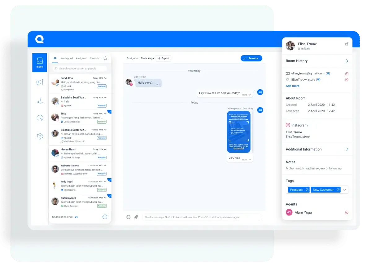 Tampilan Dashboard Halaman Chat Aplikasi Bulk WhatsApp Sender Terbaik Mekari Qontak Dashboard Halaman Chat Aplikasi Bulk WhatsApp Sender Terbaik Mekari Qontak