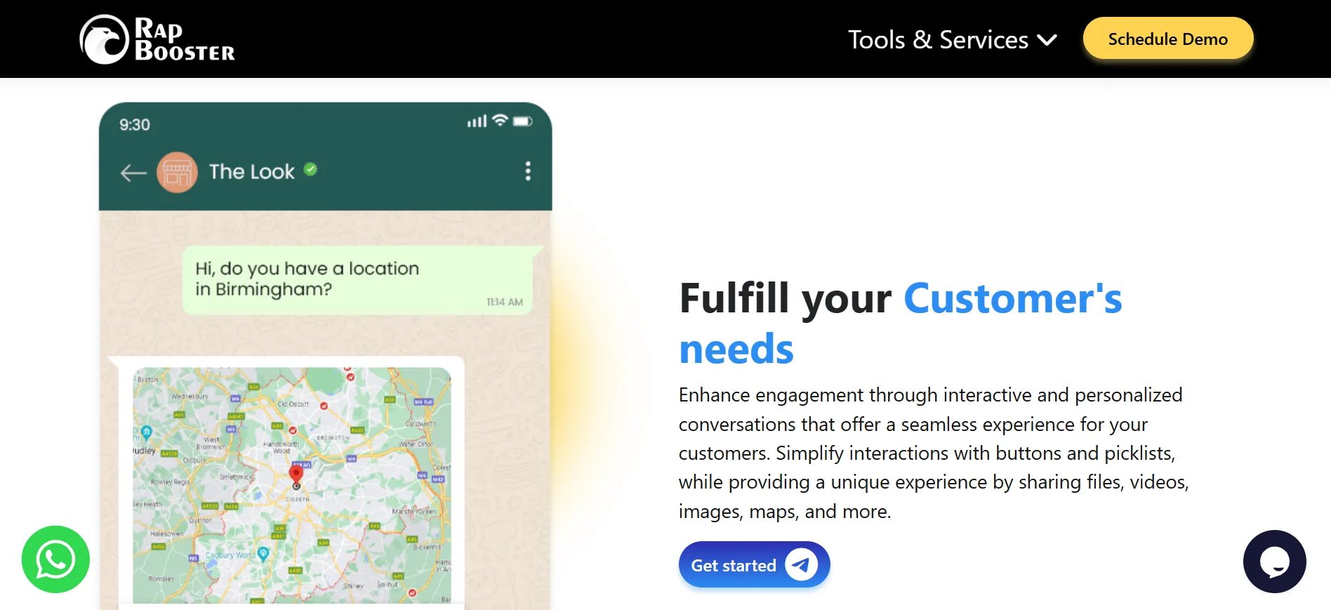 Dashboard Personalisasi Vendor Whatsapp Blast RapBooster