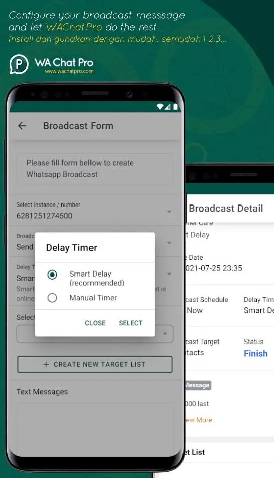 Tampilan Fitur Broadcast Aplikasi Bulk Whatsapp Sender Terbaik Wa Chat Pro Fitur Broadcast Aplikasi Bulk Whatsapp Sender Terbaik Wa Chat Pro