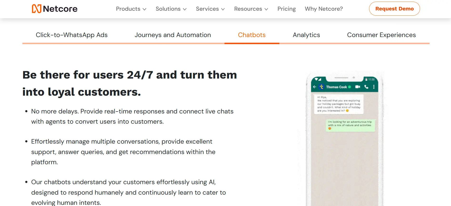 Tampilan Fitur Chatbot Aplikasi Bulk WhatsApp Sender Terbaik Netcore Fitur Chatbot Aplikasi Bulk Whatsapp Sender Terbaik Netcore