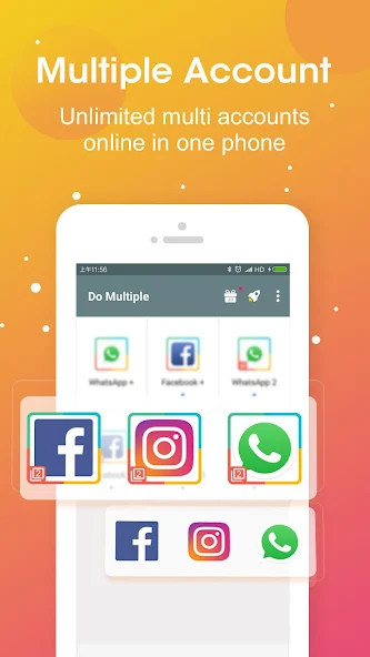Tampilan Fitur Multiple Accounts Aplikasi WhatsApp Clone Do Mulitple Account Fitur Multiple Accounts Aplikasi WhatsApp Clone Do Mulitple Account