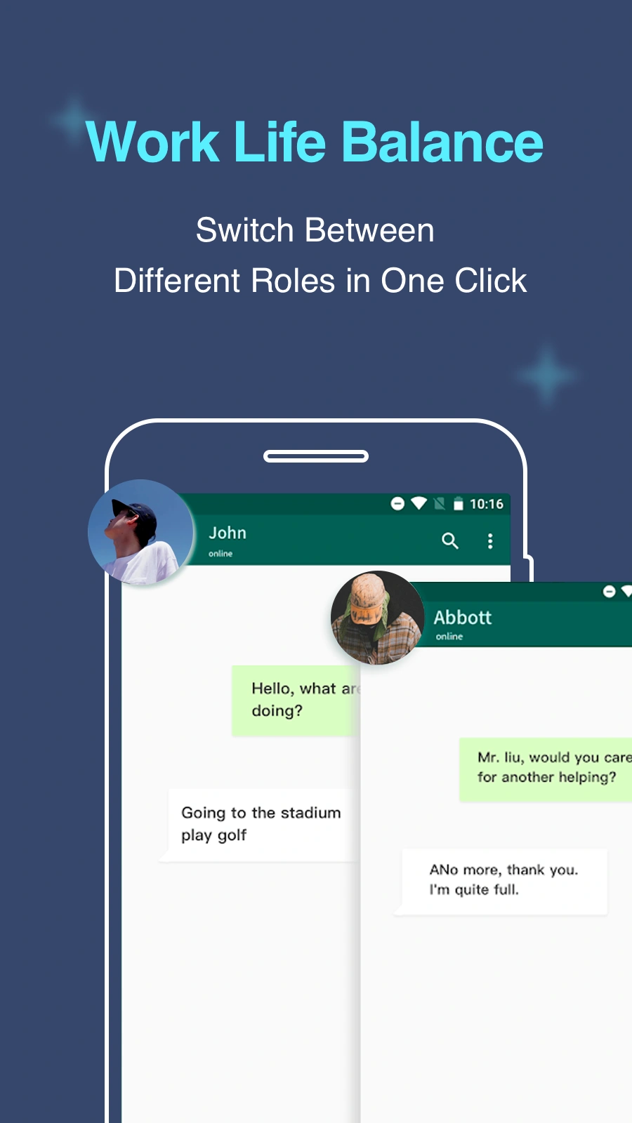 Tampilan Fitur Quick Switch Account Aplikasi WhatsApp Clone Multiple Accounts Fitur Quick Switch Account Aplikasi WhatsApp Clone Multiple Accounts