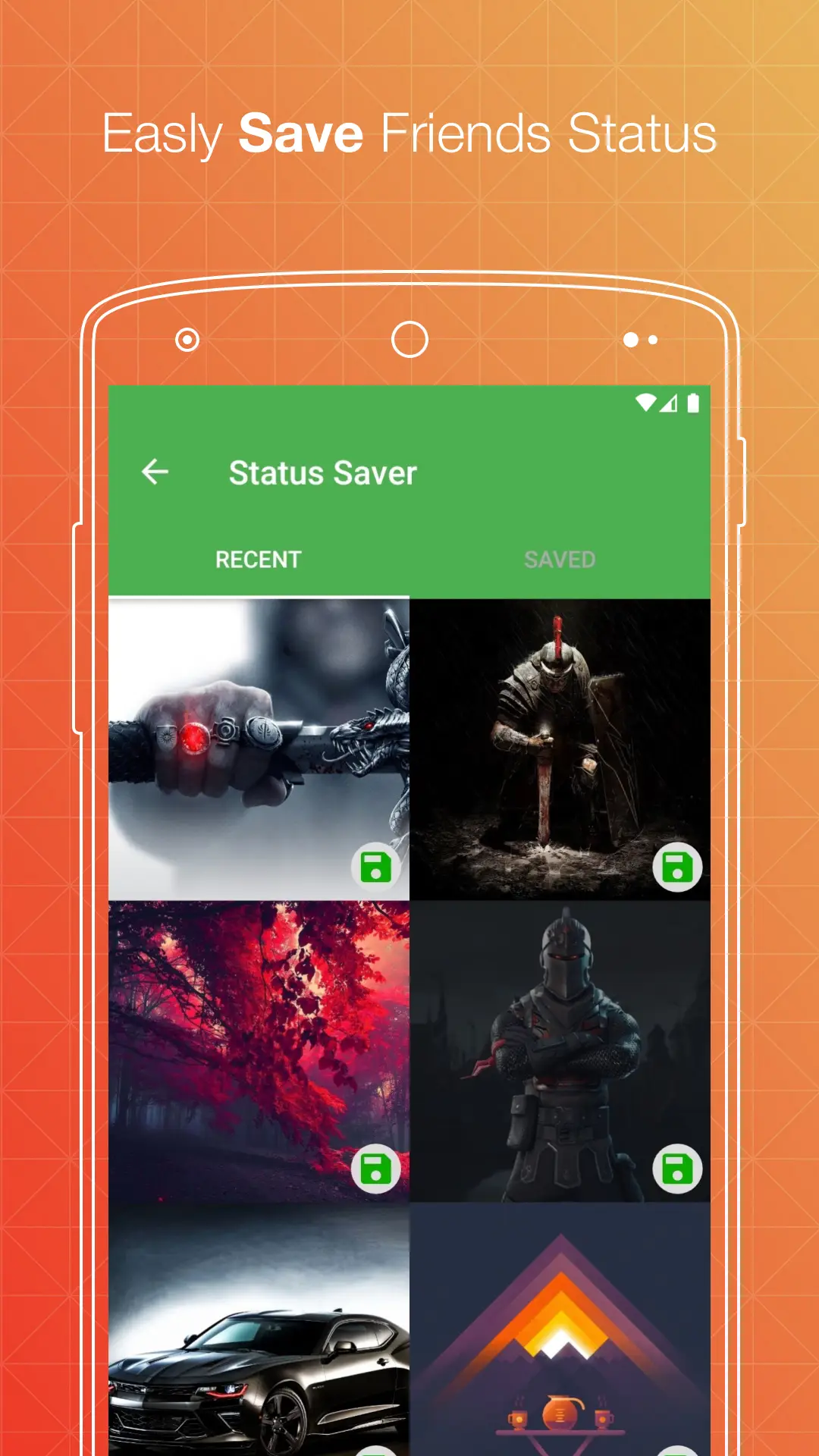 Tampilan Fitur Save Friend Status Aplikasi WhatsApp Clone Whatweb Cloner Fitur Save Friend Status Aplikasi WhatsApp Clone Whatweb Cloner