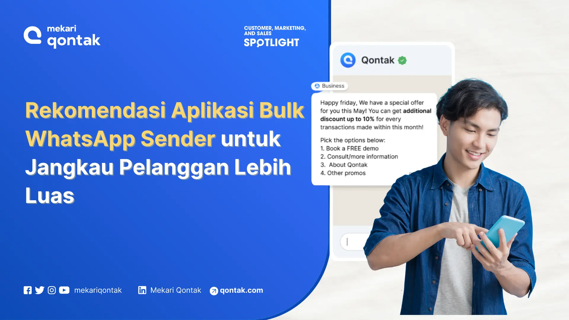 Rekomendasi Aplikasi Bulk WhatsApp Sender untuk Jangkau Pelanggan Lebih Luas