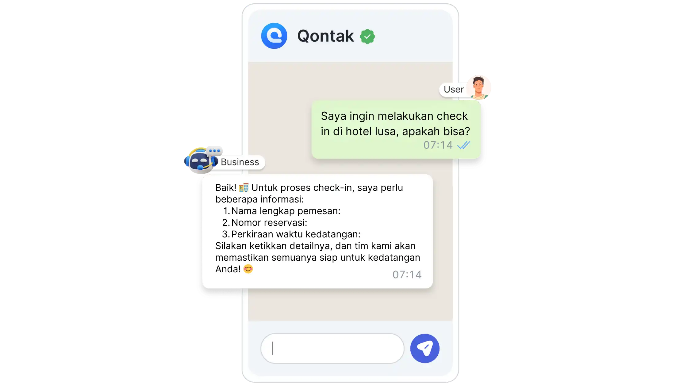 Berikan Respon Cepat atas Semua Pertanyaan dan Permintaan Pelanggan cara meningkatkan inquiry bisnis saat musim liburan_ Chatbot untuk Respon Cepat