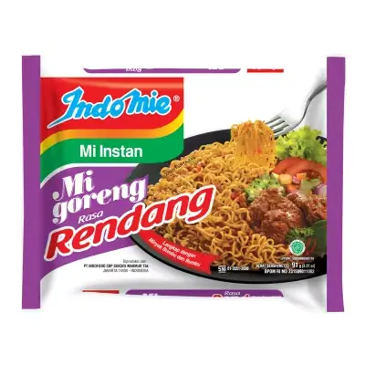 Indomie Goreng Rendang Contoh Desain Produk Indomie Goreng Rendang