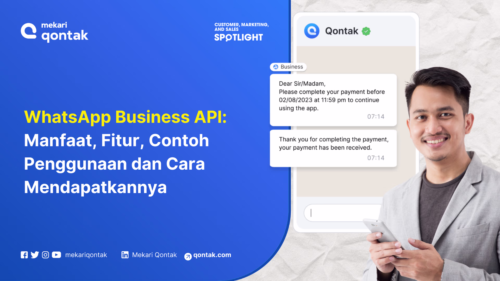 Ilustrasi WhatsApp Business API: Manfaat, Fitur, Contoh Penggunaan dan Cara Mendapatkannya