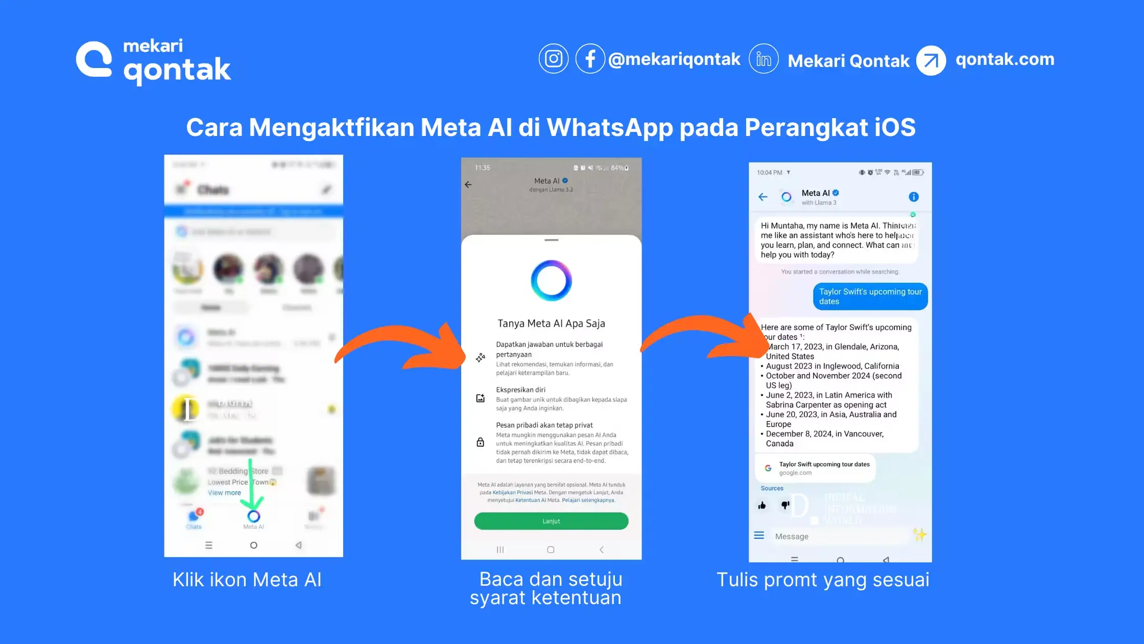 Cara Mengaktfikan Meta AI di WhatsApp pada Perangkat iOS
