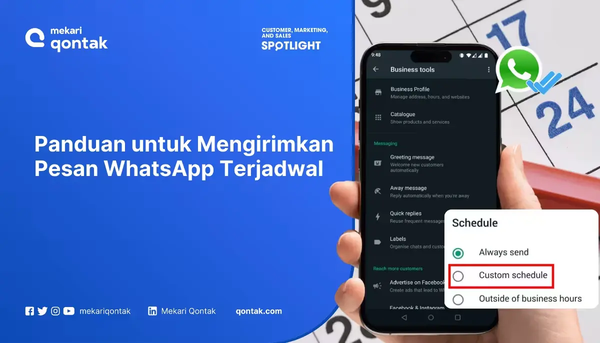 Cara Mengirim Pesan WhatsApp Terjadwal dengan Mudah