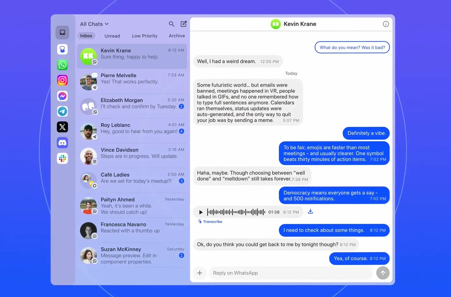 Tampilan Dashboard Chat Aplikasi Broadcast WhatsApp Beeper Dashboard Chat Aplikasi Broadcast WhatsApp Beeper