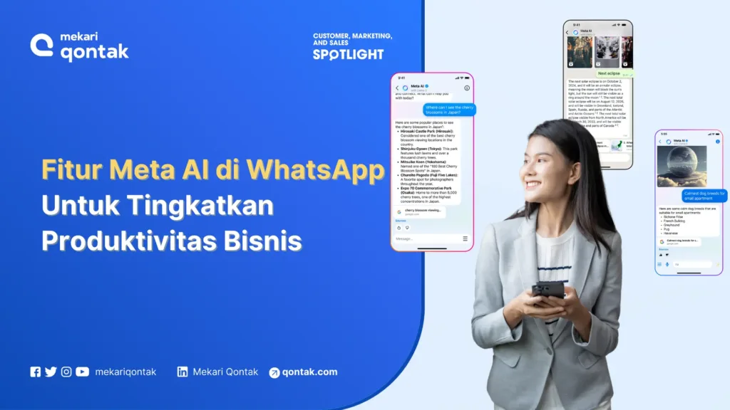 Fitur Meta AI di WhatsApp yang Bisa Tingkatkan Produktivitas Bisnis Fitur Meta AI di WhatsApp yang Bisa Tingkatkan Produktivitas Bisnis