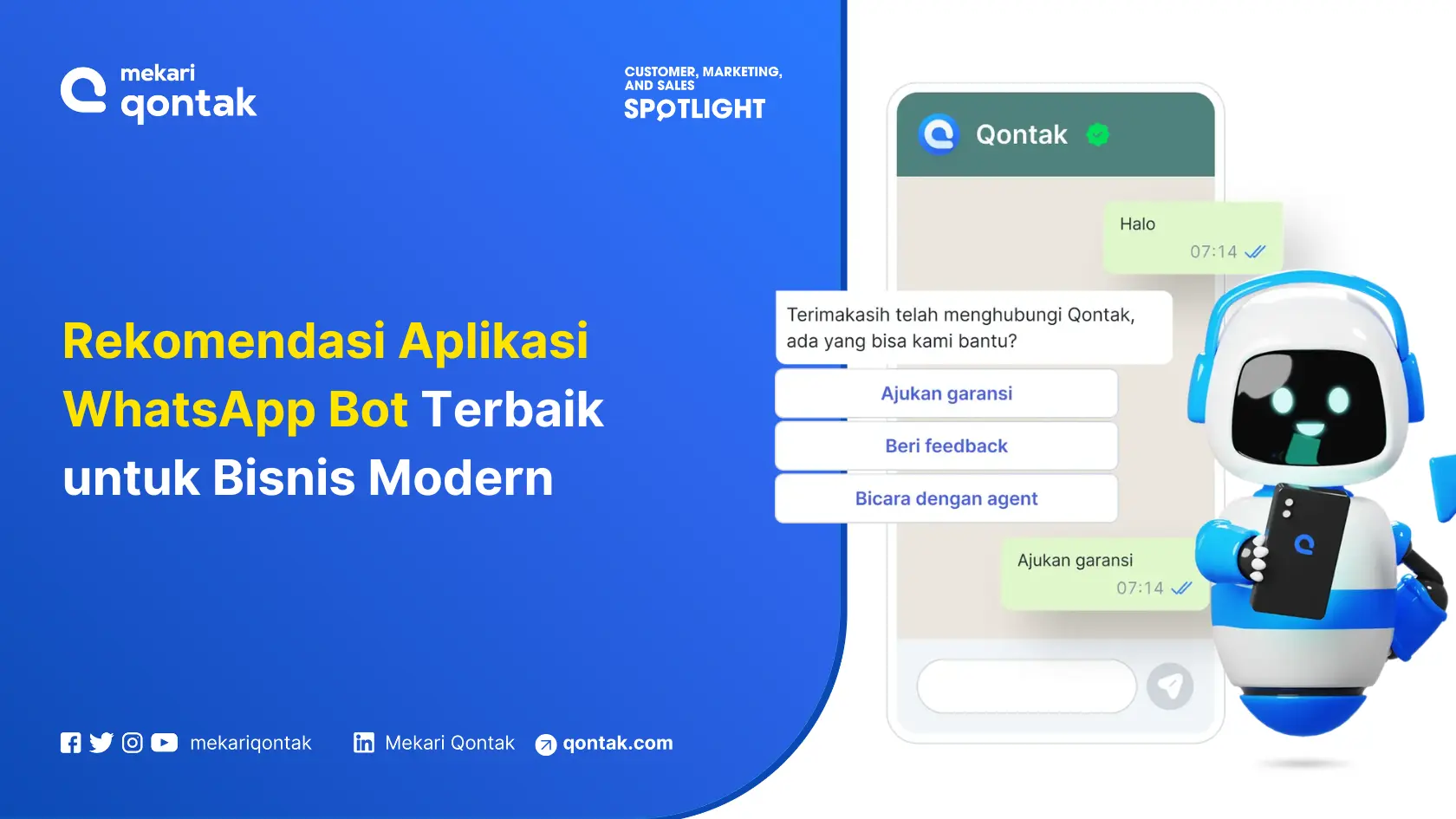 Rekomendasi Aplikasi WhatsApp Bot Terbaik untuk Bisnis Modern