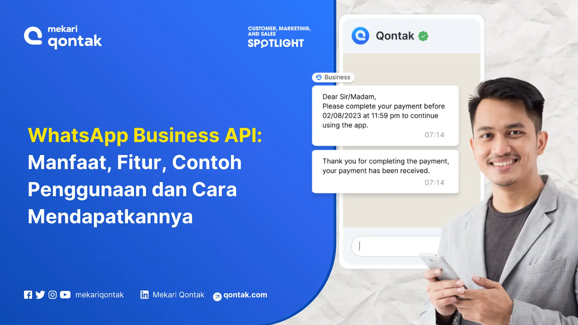 WhatsApp Business API: Manfaat, Fitur, Contoh Penggunaan dan Cara Mendapatkannya