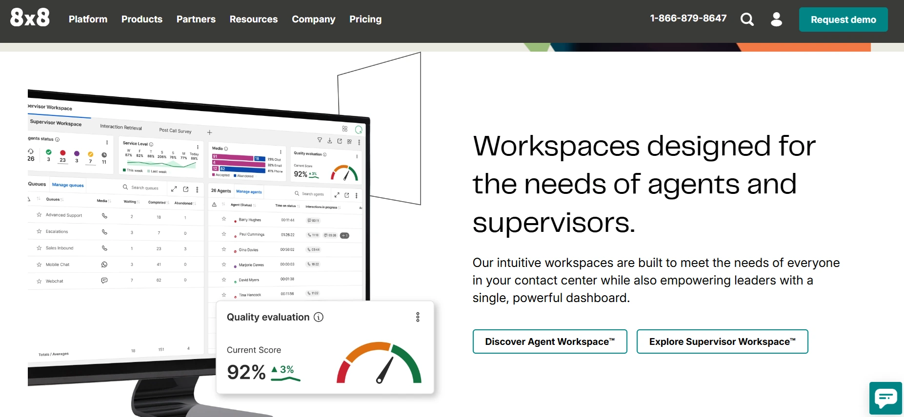 Landing Page 8×8 Rekomendasi Software Omnichannel Call center_8x8
