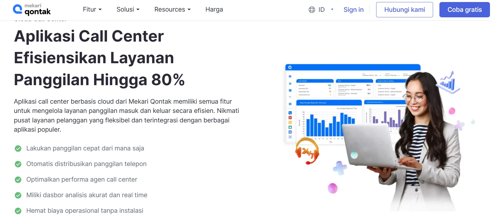 Landing Page Mekari Qontak Rekomendasi Software Omnichannel Call center_Mekari Qontak