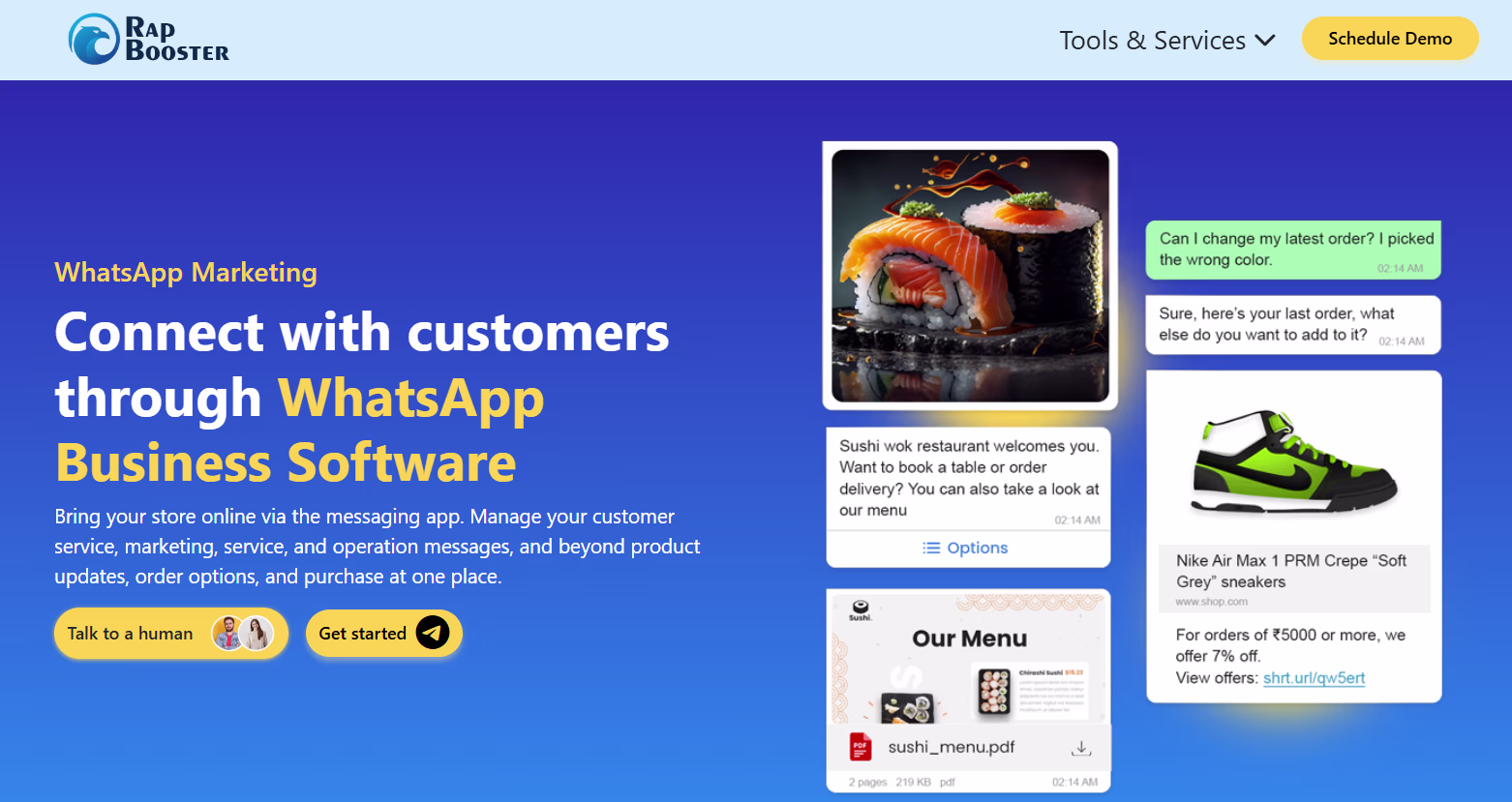 Ilustrasi aplikasi RapBooster