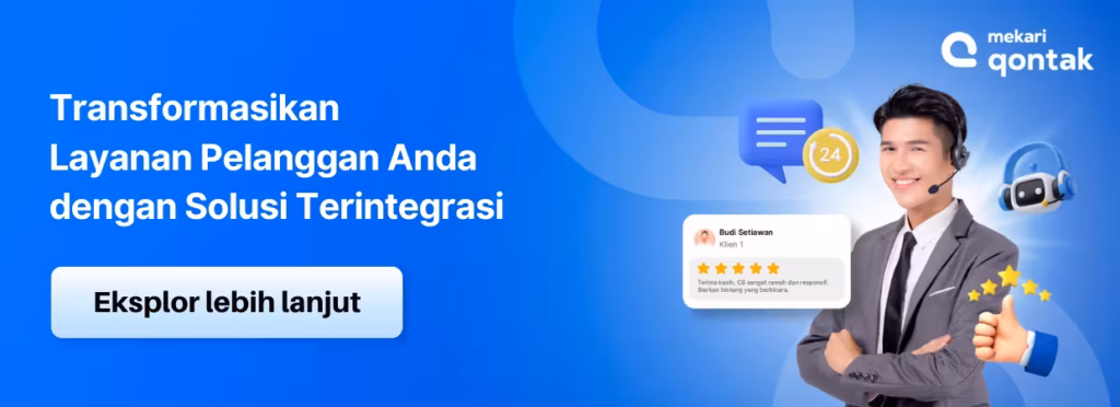 CTA Banner untuk pengalaman pelanggan