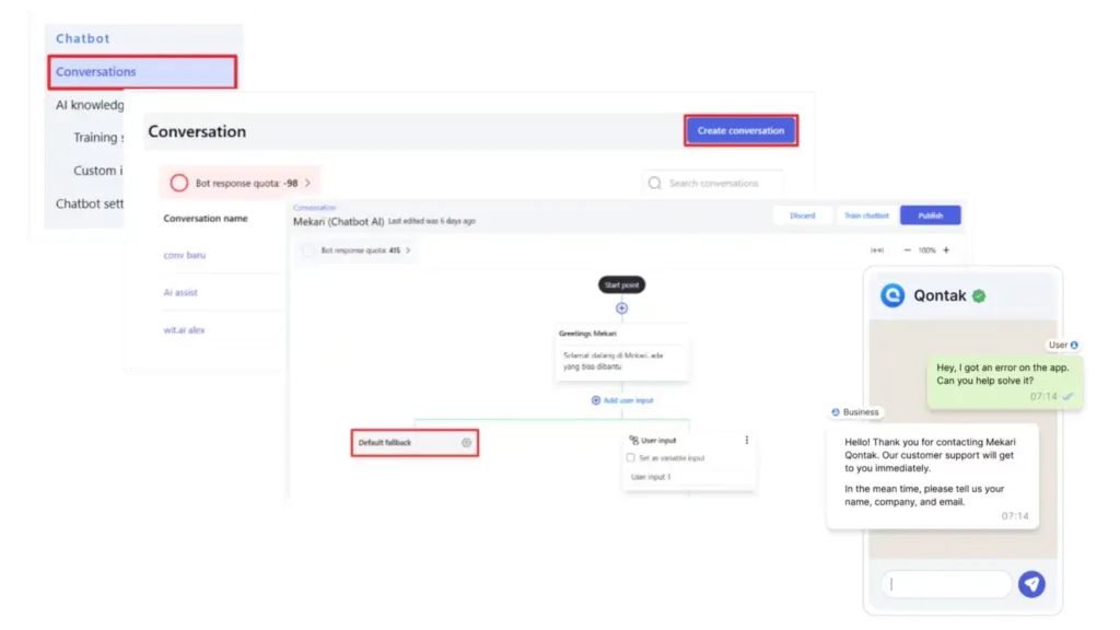 Step 3. Aktifkan Chatbot WhatsApp Aktifkan Chatbot WhatsApp