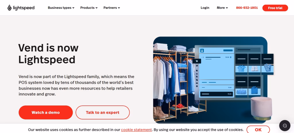 Ilustrasi Halaman Homepage LightSpeed