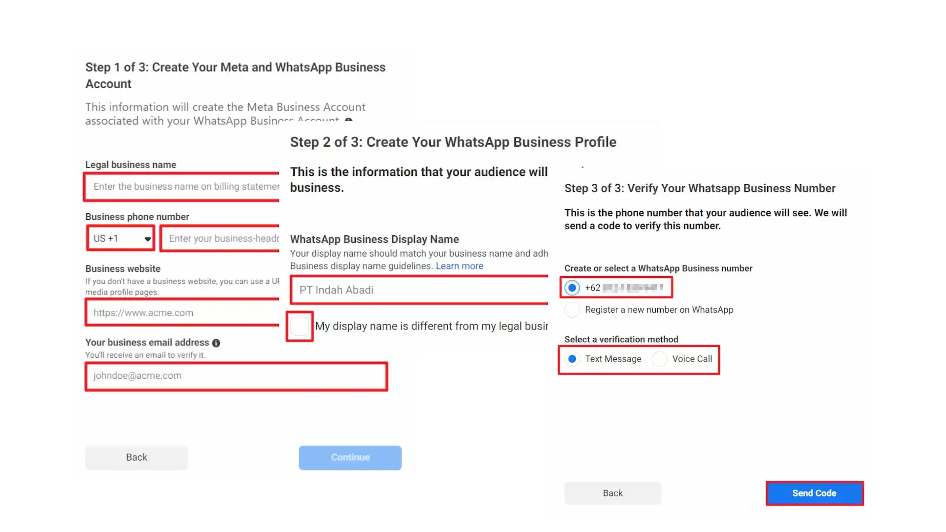 Verifikasi Nomor Bisnis Cara Integrasi WhatsApp API untuk Institusi Pendidikan_Verifikasi Nomor Bisnis