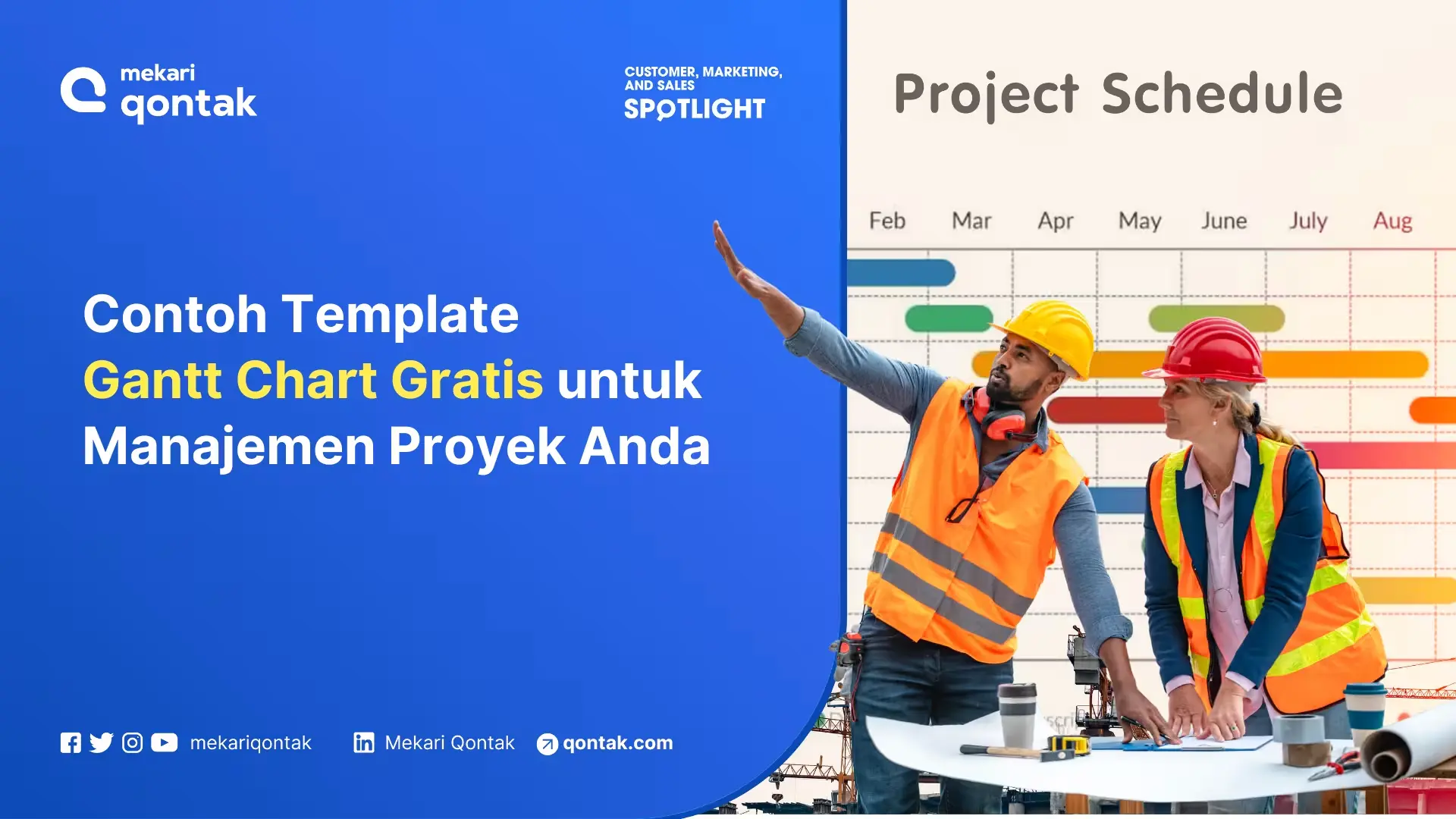 Contoh Template Gantt Chart Gratis untuk Manajemen Proyek dan Bisnis