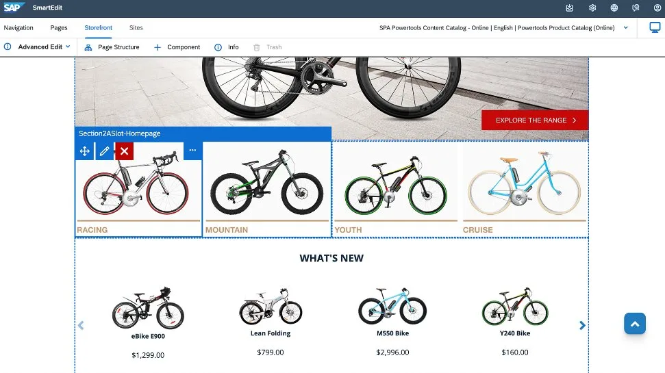 Dashboard Ecommerce Aplikasi Omnichannel SAP