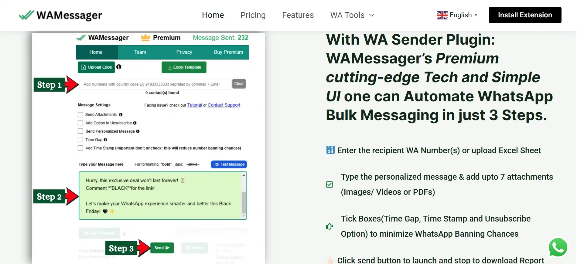 Ilustrasi Halaman Cara Kirim Pesan Blast pada WhatsApp Blast Software WAMessager Halaman Cara Kirim Pesan Blast pada WhatsApp Blast Software WAMessager