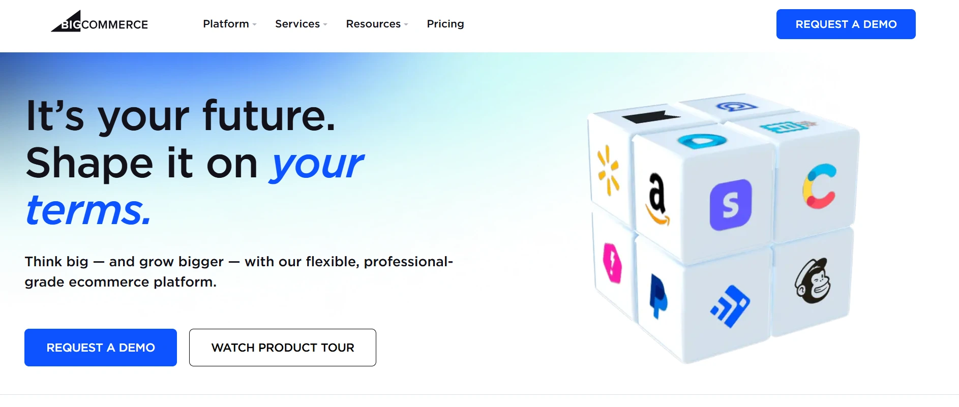 Homepage Aplikasi Omnichannel BigCommerce