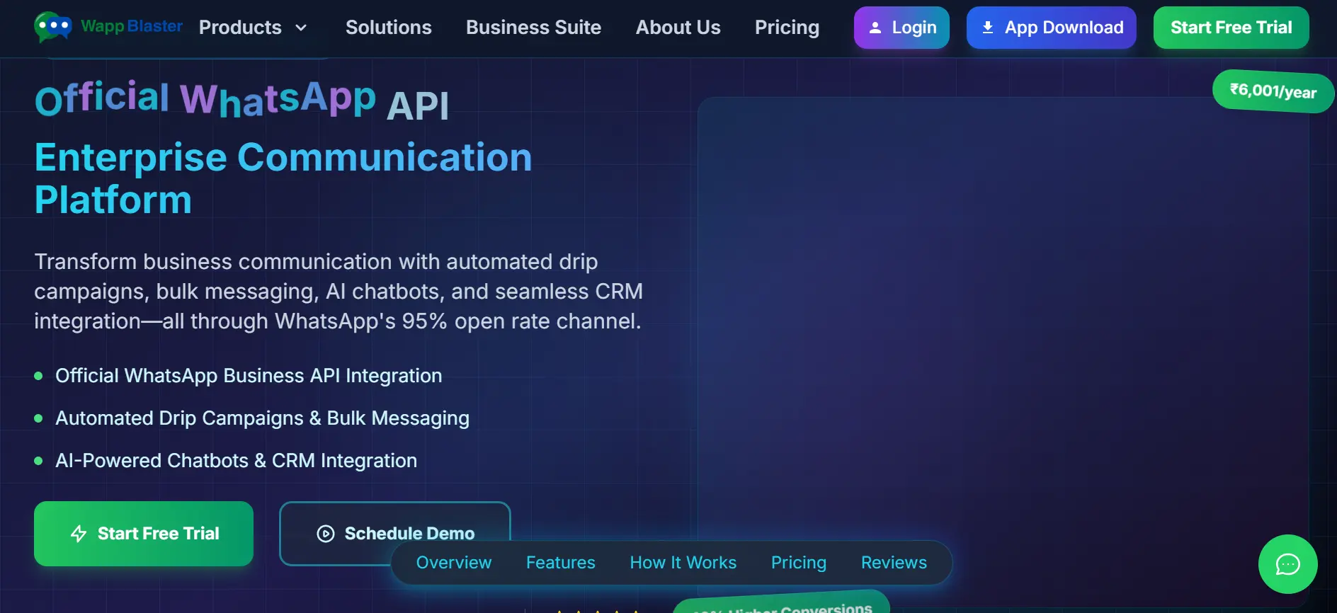 Tampilan Homepage WhatsApp Blast Software WappBlaster Homepage WhatsApp Blast Software WappBlaster