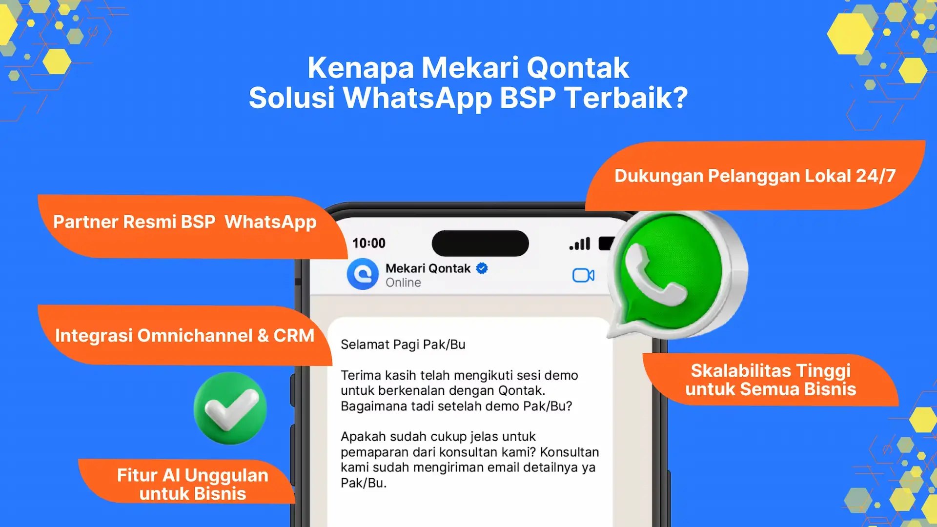 Mengapa Memilih Mekari Qontak sebagai Solusi Resmi BSP & WhatsApp Partner Tepercaya?