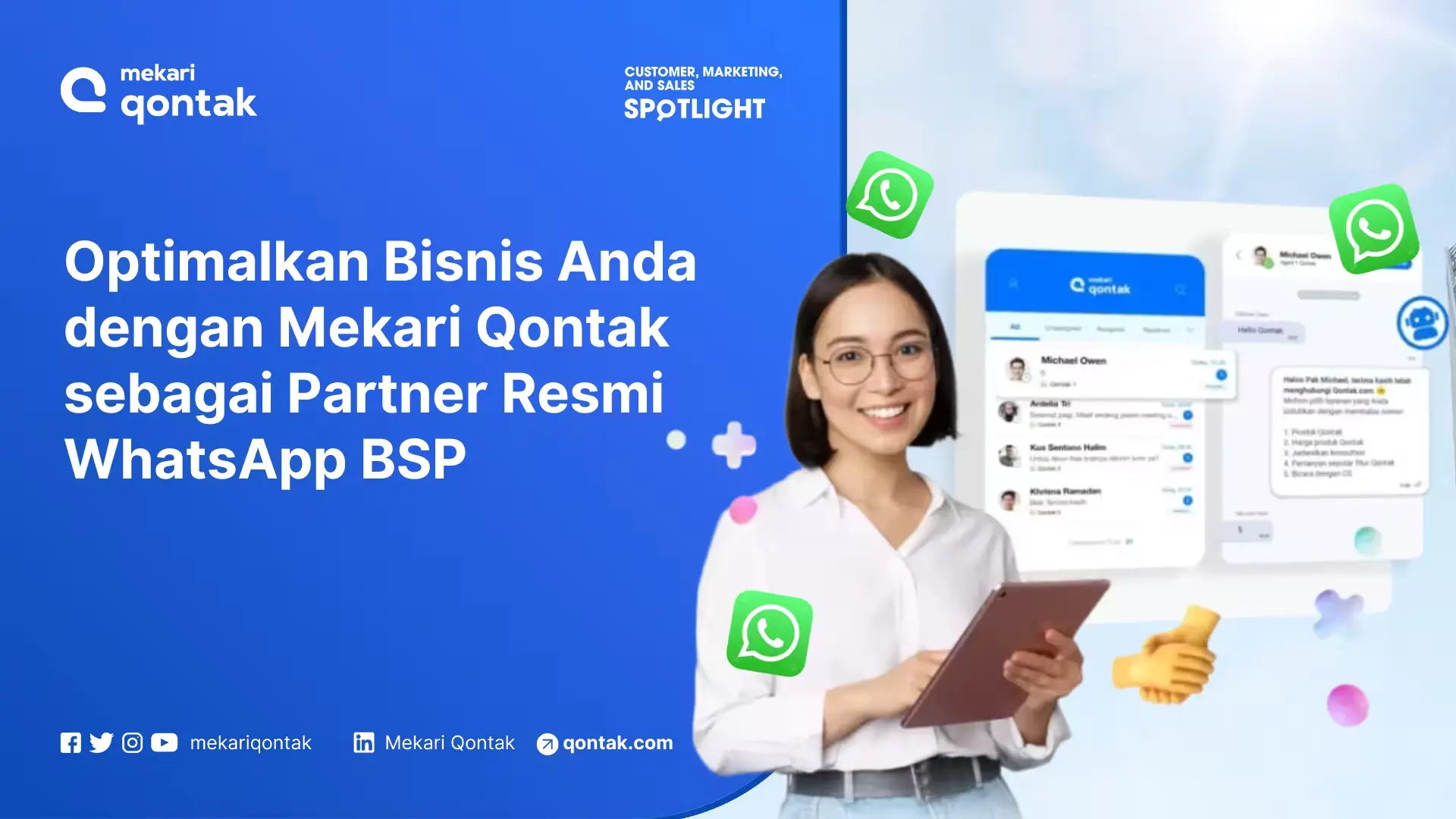 Optimalkan Bisnis Anda dengan Mekari Qontak sebagai Partner Resmi WhatsApp BSP