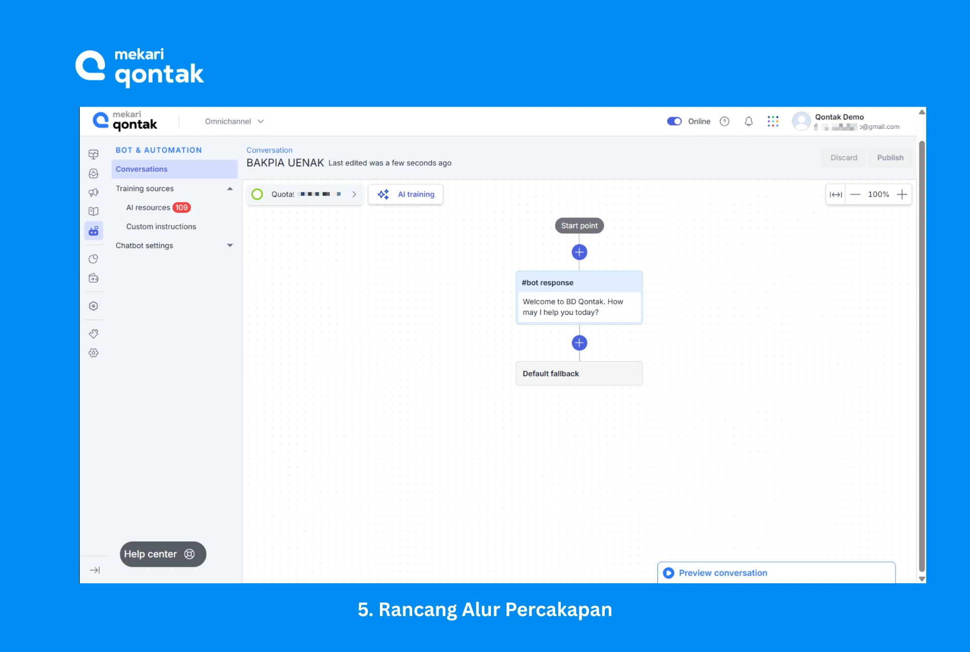 Ilustrasi Cara Merancang Alur Percakapan Cara Merancang Alur Percakapan