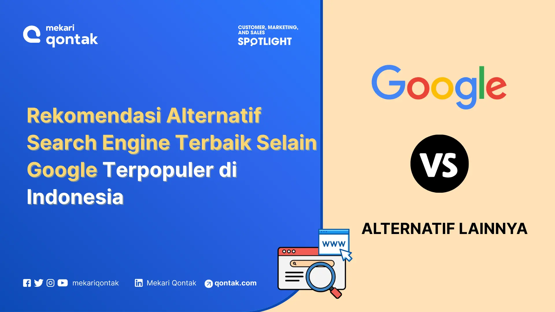 Alternatif Search Engine Terbaik Selain Google Terpopuler di Indonesia (Gratis dan Berbayar)