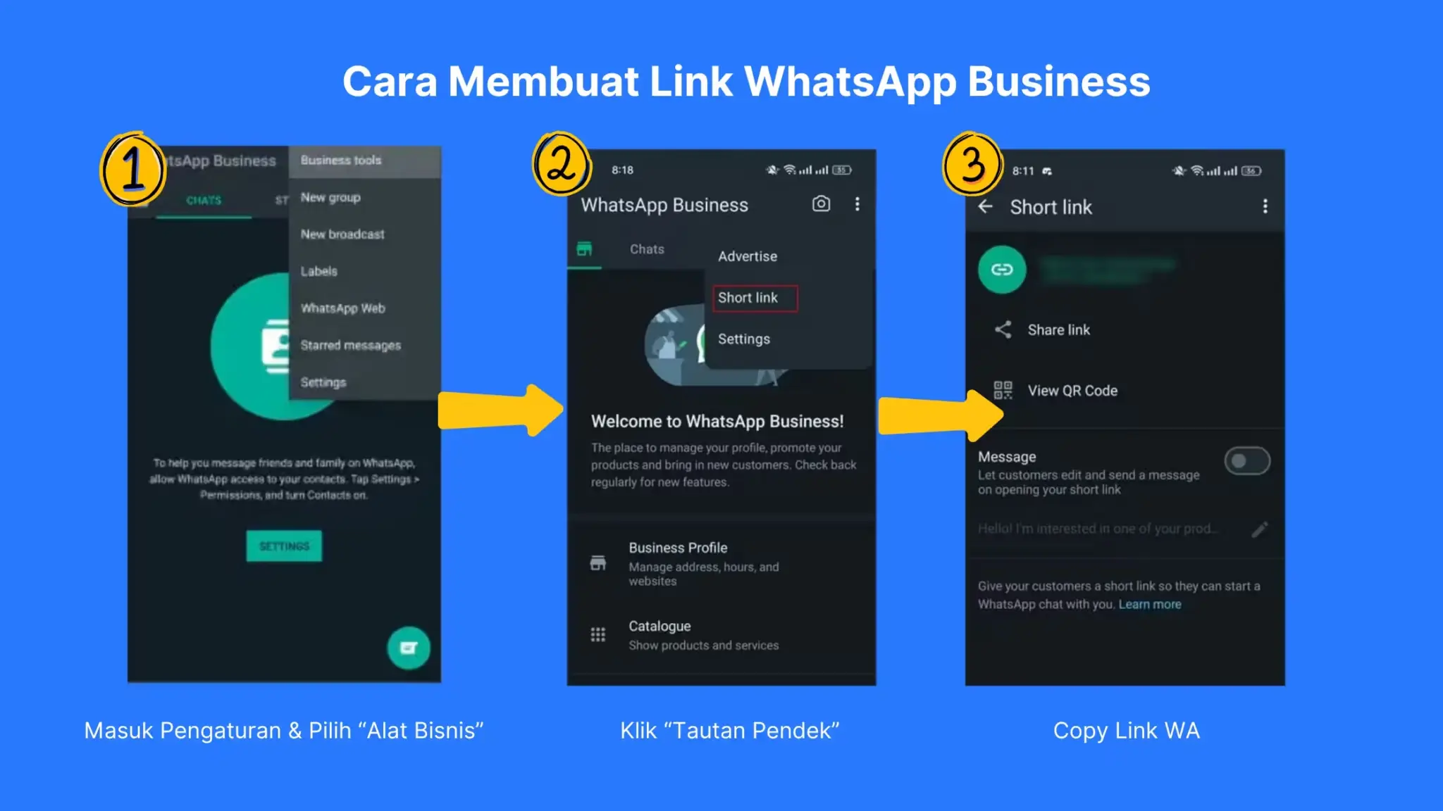 Cara Membuat Link WhatsApp Business API Cara Membuat Link WhatsApp Business API