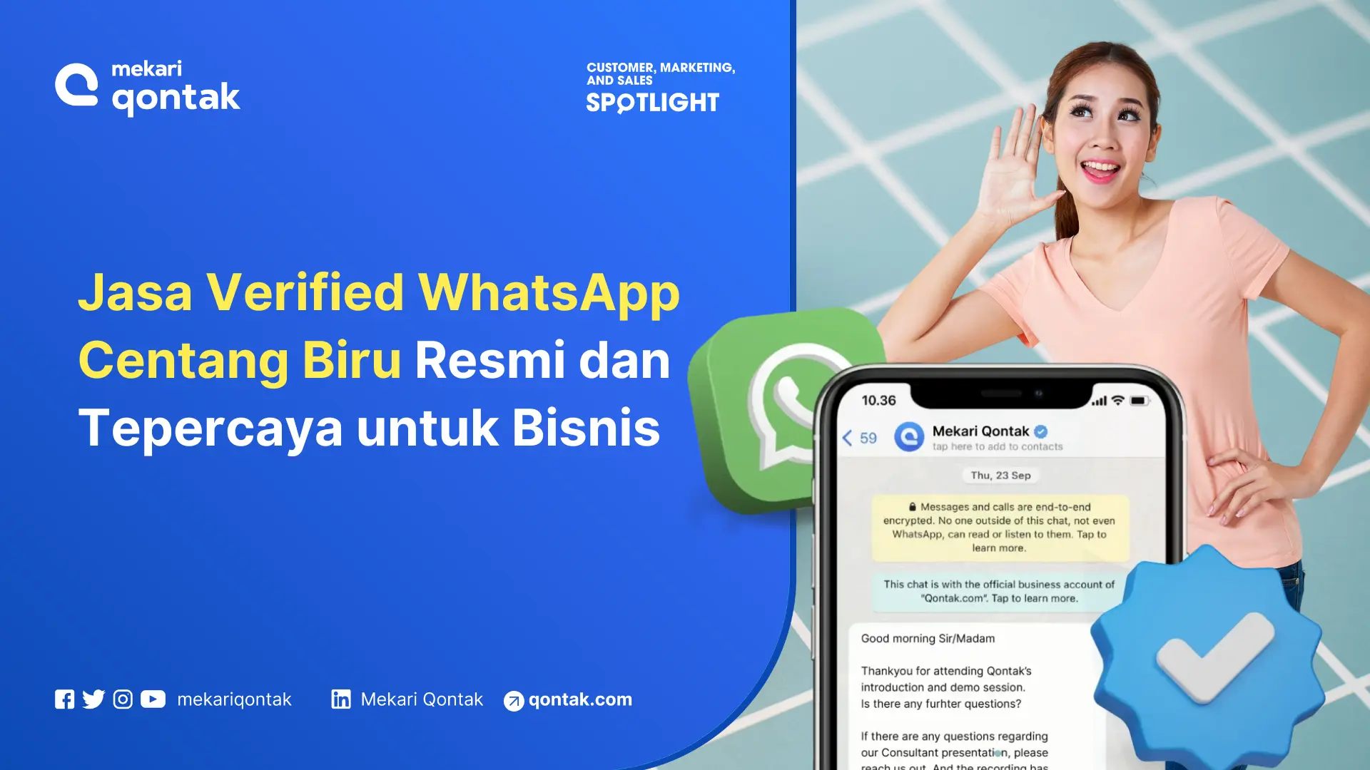 jasa verified whatsapp centang biru resmi dan tepercaya untuk bisnis