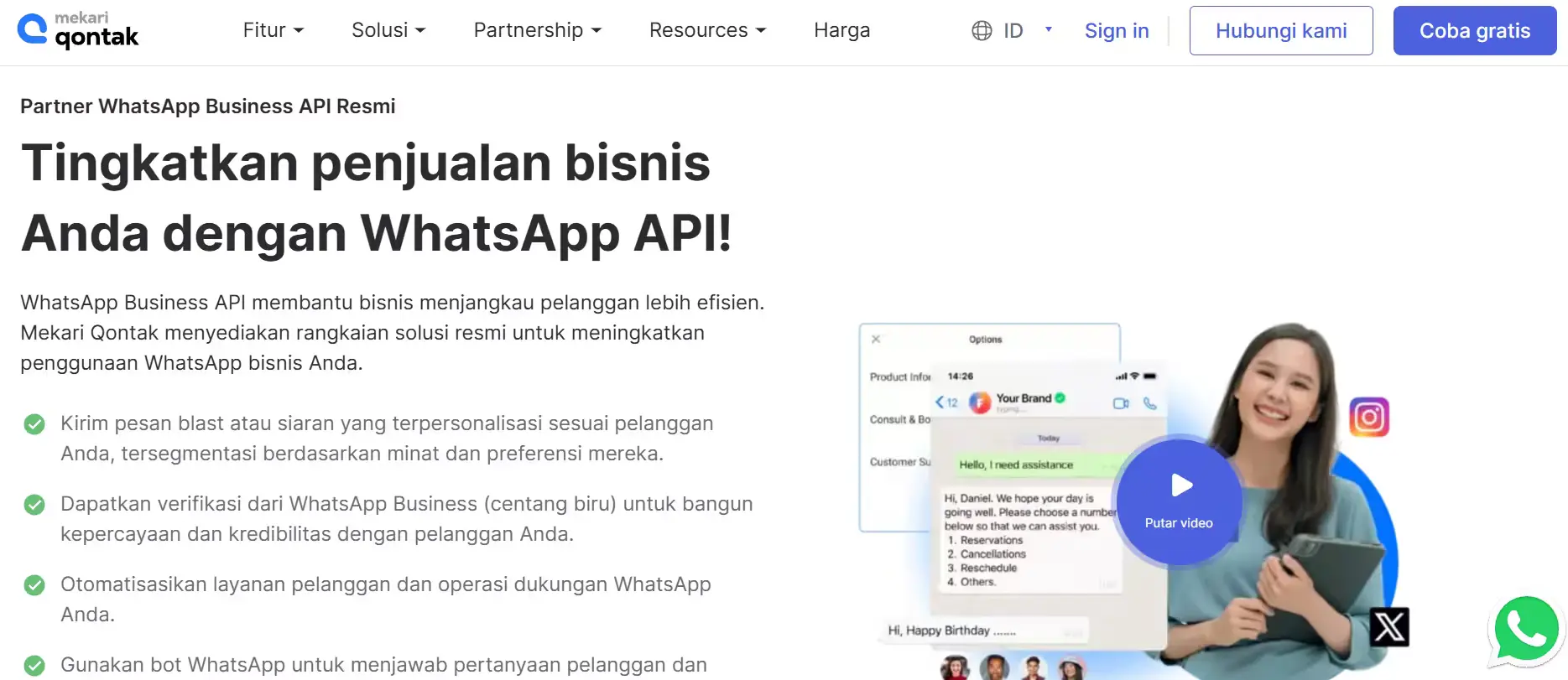 Menggunakan WhatsApp Business API untuk Mendapatkan Meta Verified