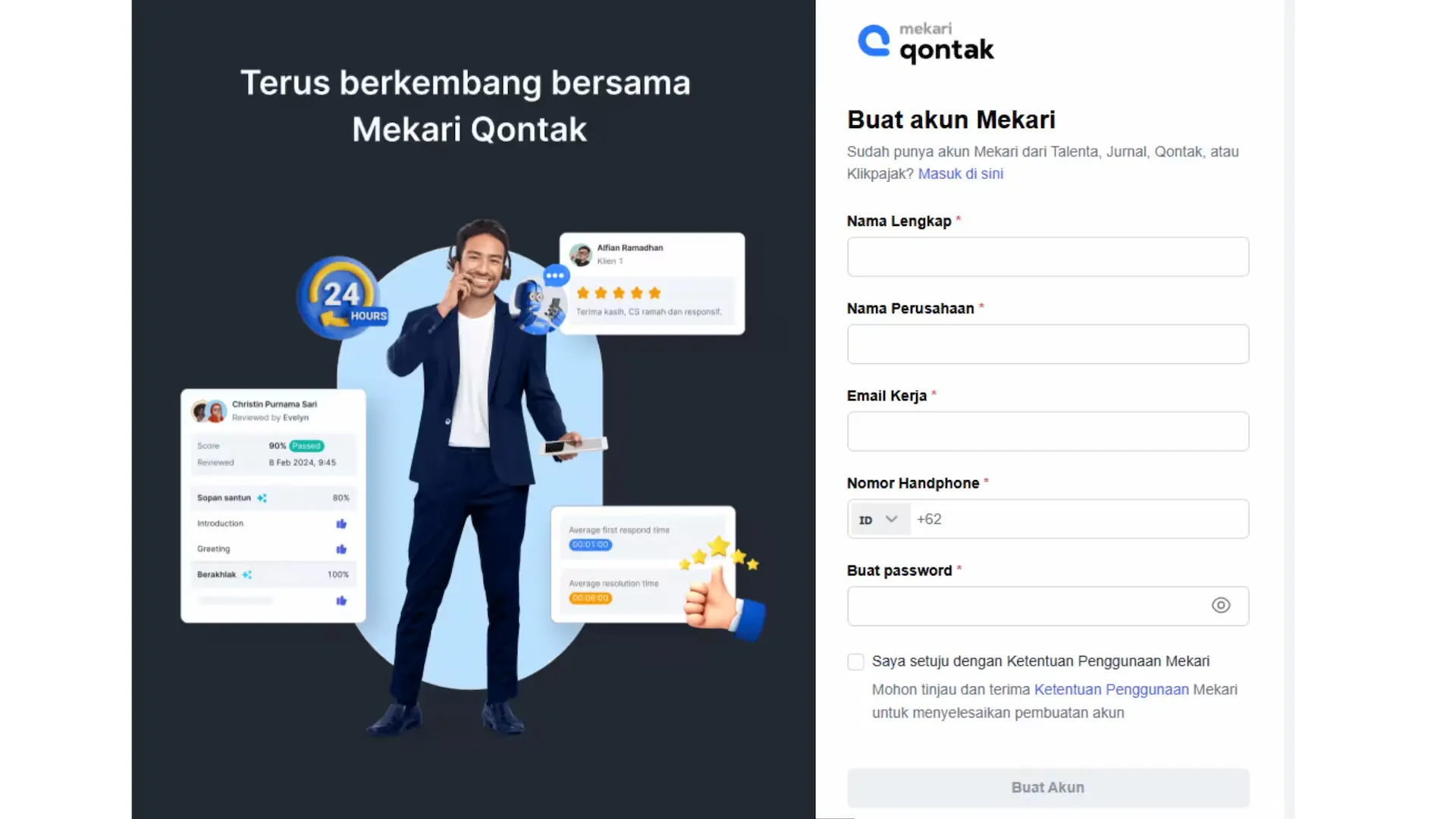 Cara Mendapatkan WhatsApp API_Daftar Akun Mekari Qontak