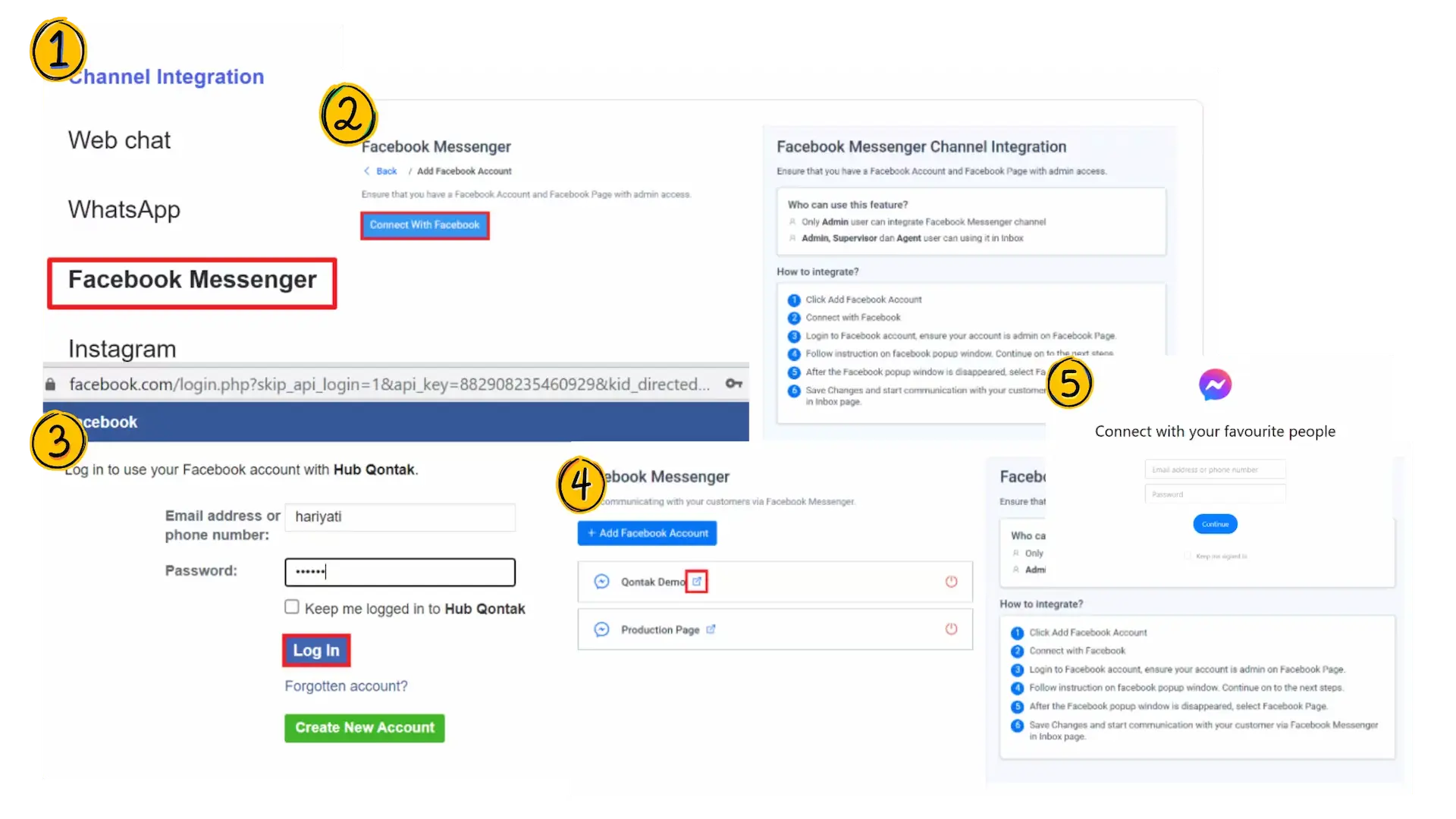 Cara Mendapatkan WhatsApp API_Hubungkan Akun Facebook Business Manager melalui Mekari Qontak