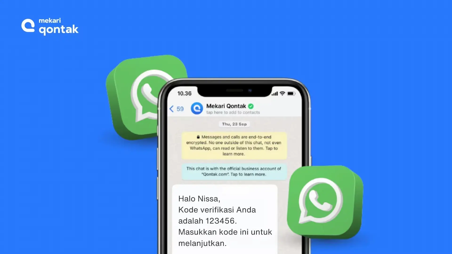 Contoh Template WhatsApp API - Authentication Conversation
