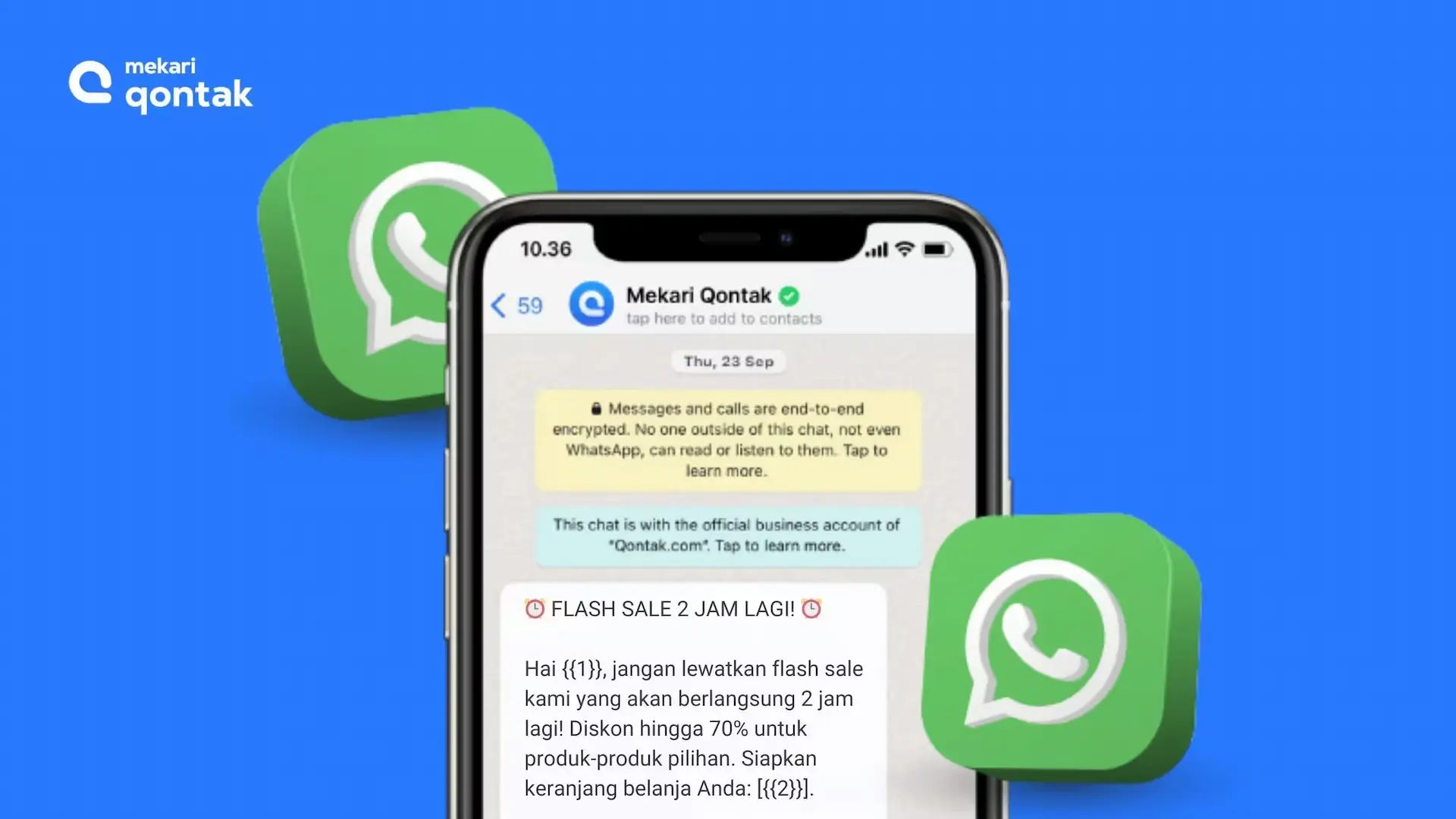 Contoh Template WhatsApp API - Marketing Conversation