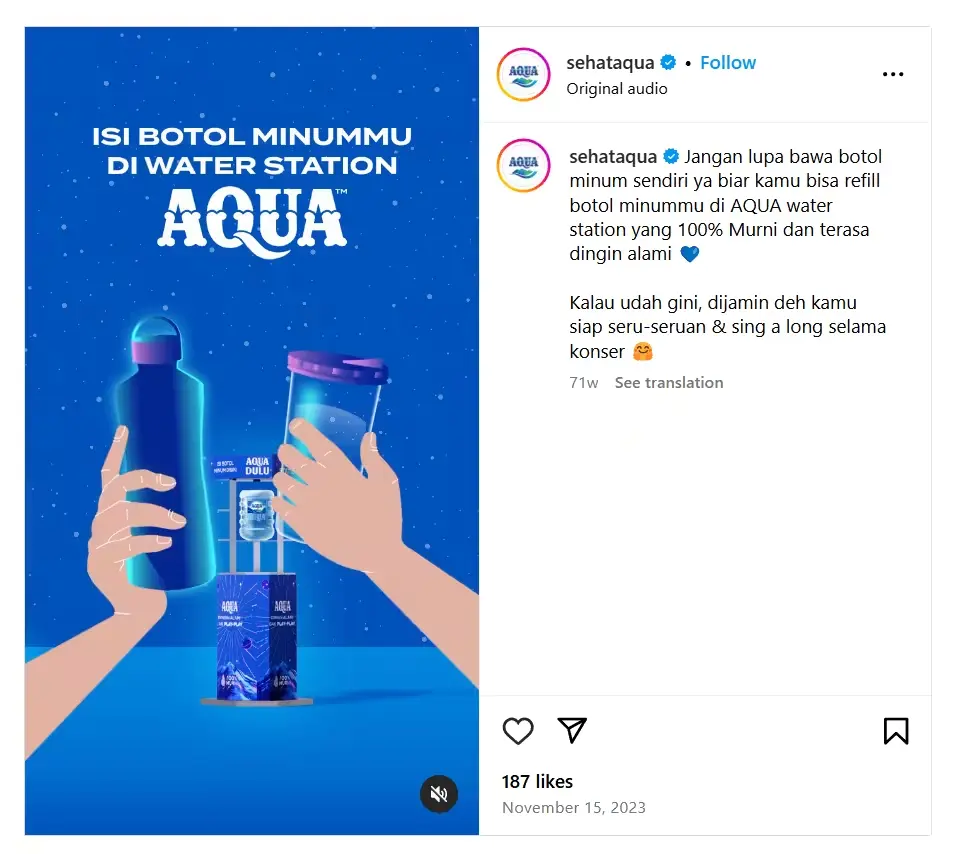 Contoh Word of Mouth Marketing Sukses - Aqua Contoh Word of Mouth Marketing Sukses - Aqua